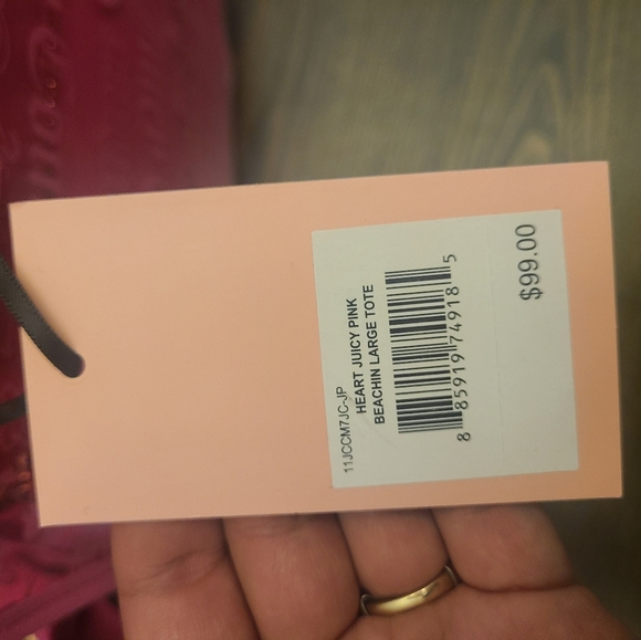 Clear JUICY Tote bag. With makeup bag inside - Picture 3 of 3